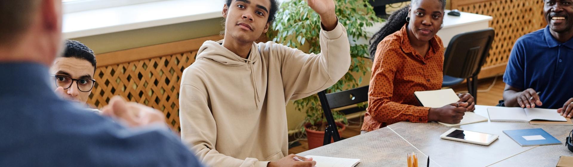 Raising Hand To Ask Question