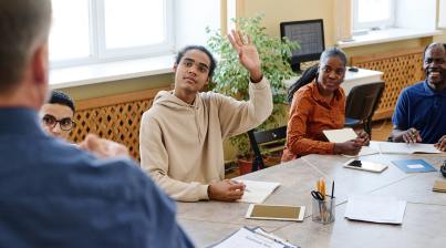 Raising Hand To Ask Question